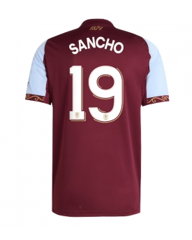 Billige Fotballdrakt Aston Villa Jadon Sancho #19 Replika Hjemmedrakt 2025-26 Kortermet Billige Fotballdrakt Aston Villa Jadon Sancho #19 Replika Hjemmedrakt 2025-26 Kortermet